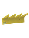 Support mural 240 mm jaune - Suspension tous types d'outils