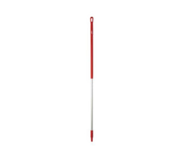 Aluminium Handle, diameter 31 mm, 1510 mm, Red - Compatible brush and squeegee