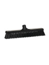 Vikan Broom 410mm - Soft / hard fiber - Black