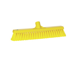 Vikan broom 410mm - Soft fiber/flour - Yellow