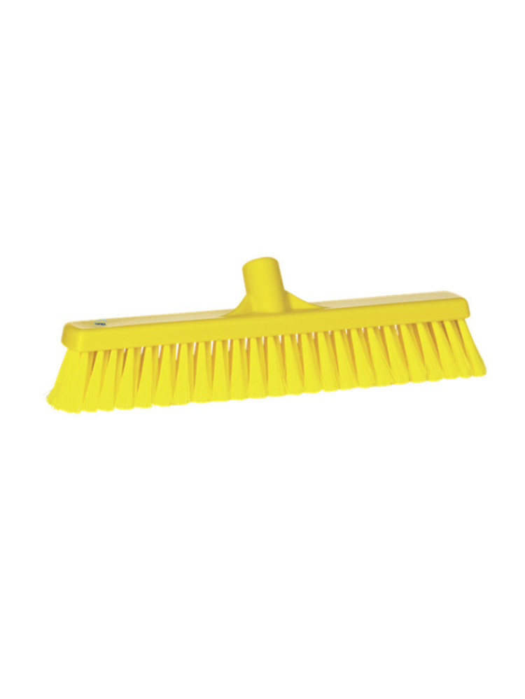 Vikan broom 410mm - Soft fiber/flour - Yellow