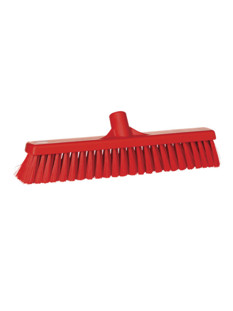 Vikan Broom 410mm - Soft fiber - Red