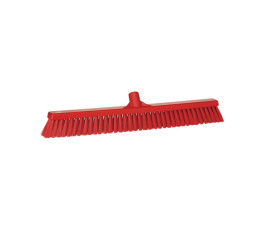 Vikan Broom 610mm - Soft/Hard Fiber - Red