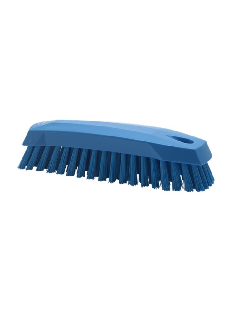 Vikan Hand Butterfly Brush 165mm - Medium Fiber - Blue