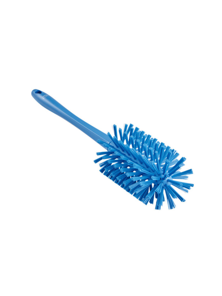 Brosse cylindrique - Manche moulé - Diamètre - 90 mm - Médium bleu