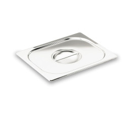 Stainless steel 1/1 Gastronorm lid, with handle