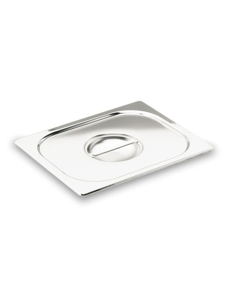 Stainless steel 1/1 Gastronorm lid, with handle