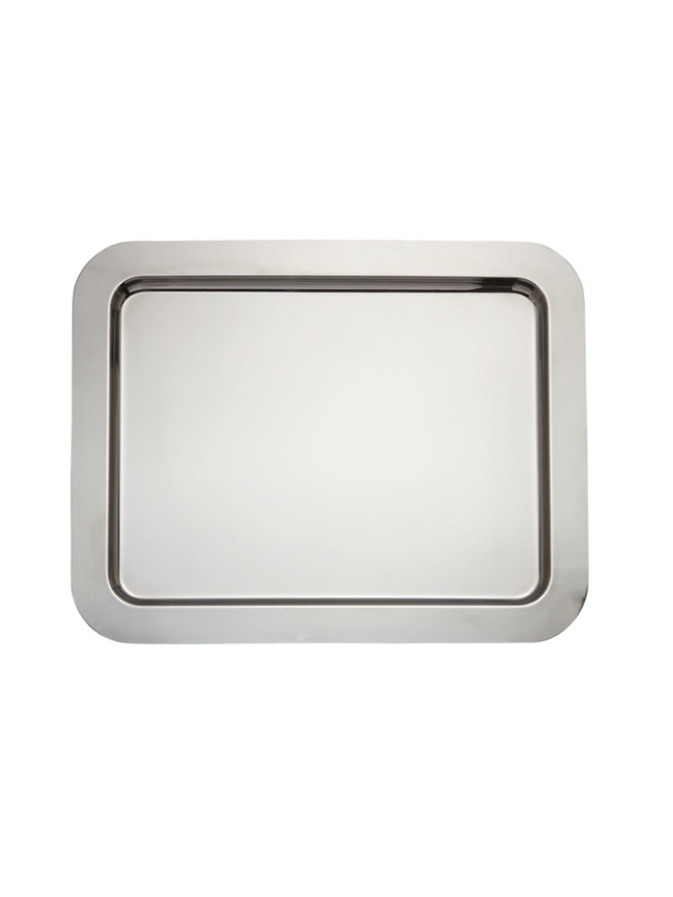 Plateau rectangulaire en inox Pro.mundi (35x27cm)