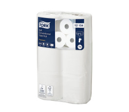 Papier toilette rouleau traditionnel doux Premium - 2 plis - Colis de 96