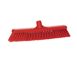 Vikan Broom 410mm - Soft / flowered fiber - Red