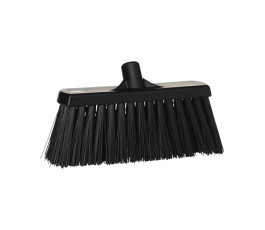 Vikan outdoor broom 330 mm very hard fiber - Black