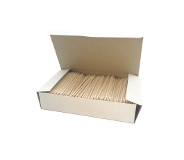 Wooden pick 80 mm - 2 Points - Box of 1000