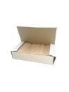 Wooden pick 80 mm - 2 Points - Box of 1000