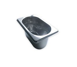 Stainless Steel 1/9 Gastronorm Food Pan, 100mm Deep, 0.8L