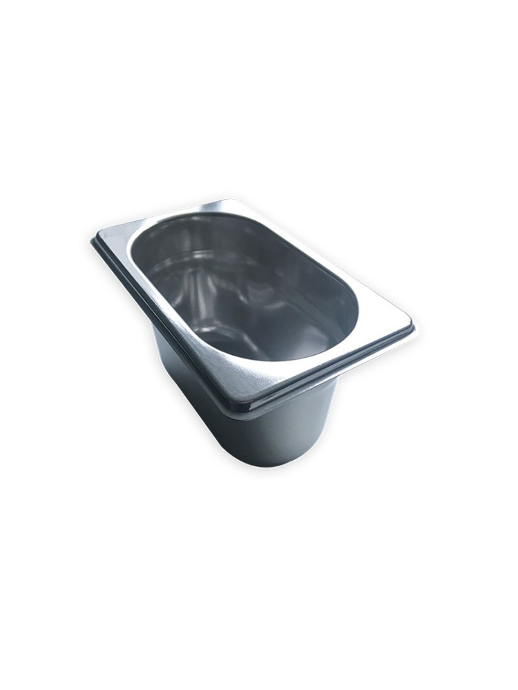 Stainless Steel 1/9 Gastronorm Food Pan, 100mm Deep, 0.8L