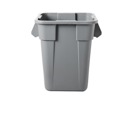 Poubelle d'extérieur grise 106L Rubbermaid BRUTE® | Vue principale