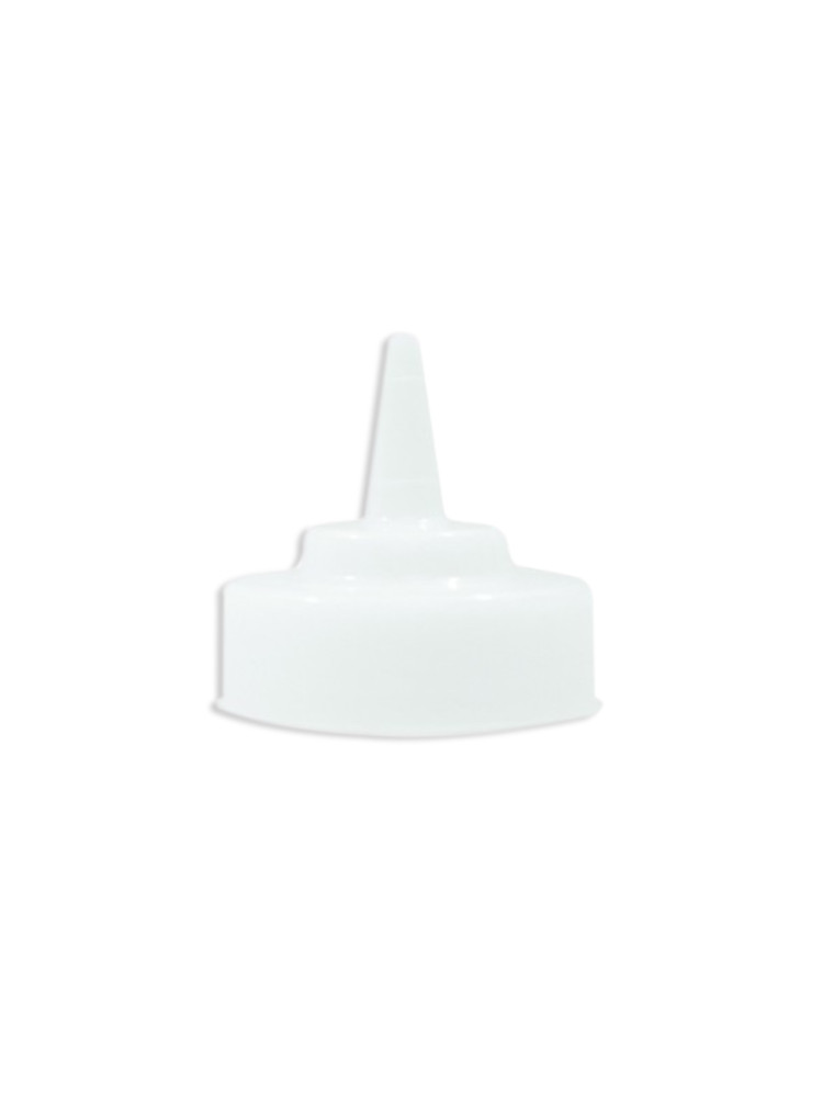 Bouchon cônique de sortie blanc pour squeeze 355ml - Diamètre 53mm