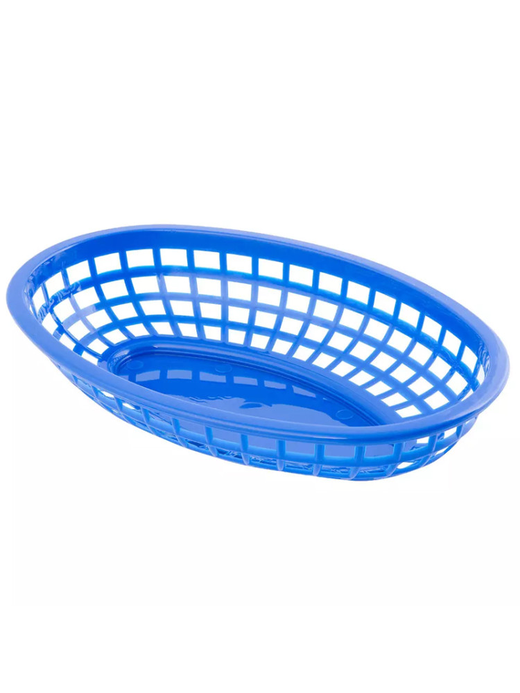 Panière de service ovale bleue TableCraft