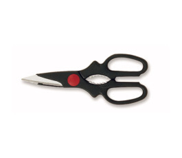 Nutcracker kitchen scissors - 20.5 cm black