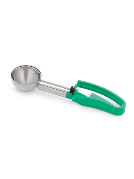 Cuillère doseuse en inox 304, verte, 29 ml - Vollrath | Vue principale Cuillère doseuse en inox 304, verte, 29 ml - Vollrath | Vue principale
