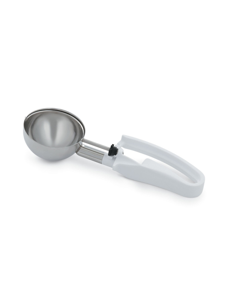 White Squeeze Handle Disher - 4.7 oz.