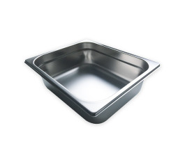 Stainless Steel 1/2 Gastronorm food pan, 100mm deep