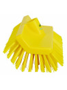 Balai-brosse Vikan Hi-Lo jaune - vue de profil