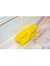 Balai-brosse Vikan Hi-Lo jaune - en action