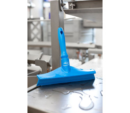 Vikan single-blade table squeegee 245 mm - Ultra-hygienic - Blue