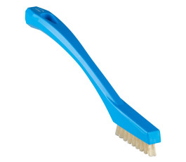 Vikan mini brush 205 mm - Very hard heat-resistant fibers - Blue