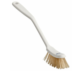 Vikan 290 mm grill brush - Hard fiber - White