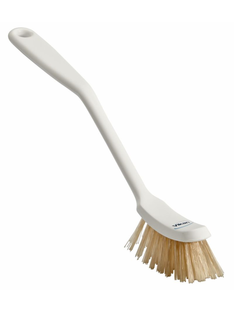 Vikan 290 mm grill brush - Hard fiber - White