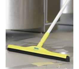 Floor squeegee w/Replacement Cassette, 500 mm, Yellow