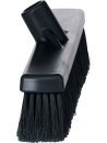 Vikan Broom 410mm - Soft / hard fiber - Black