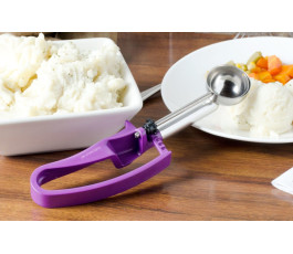 Cuillère pour doser, violette, 22 ml, Vollrath, facile à laver et conforme aux normes NSF et HAACP