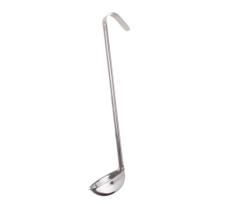 Stainless steel sauce ladle diameter 6 cm - 5 cl - 24 cm