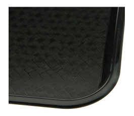 Polypropylene tray 25.4 x 35.6 cm - Black color