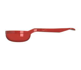 Perforated measuring spoon - red - Short handle - 59 ml