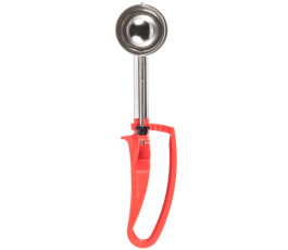 Red Squeeze Handle Disher - 1.52 oz.
