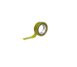 Green and yellow electric insulation tape