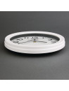 Vogue white wall clock - Diameter 24 cm