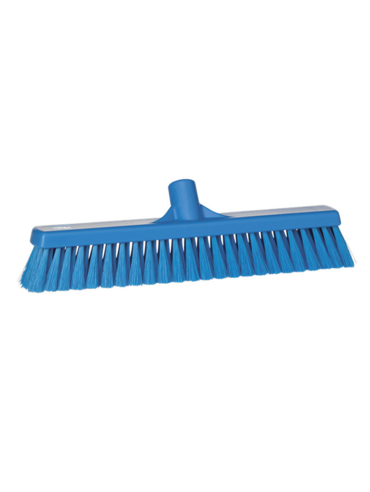 Vikan Broom 410mm - Soft fiber - Blue