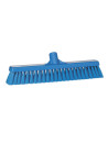 Vikan Broom 410mm - Soft fiber - Blue