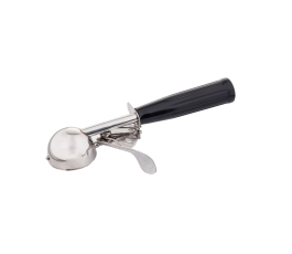 37 ml measuring spoon with thumb squeezer - Black handle - TableCraft