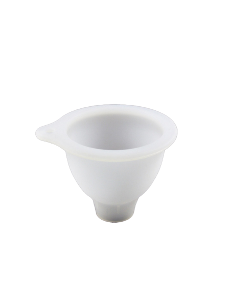 Silicone funnel for FIFO bottles