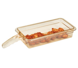 High temperature 1/3 Gastronom Food Pan with 1 handle, 65mm deep