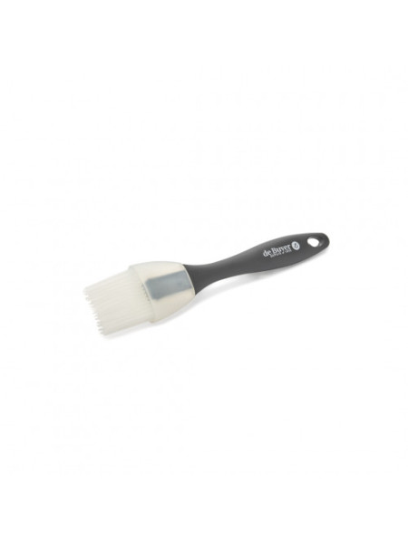 Silicone brush black handle 19.50 cm