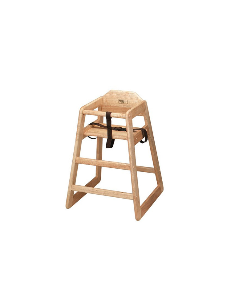 Chaise haute bébé en bois 50 cm