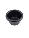 Black melanin ramekin 90 ml - Diameter 8 cm