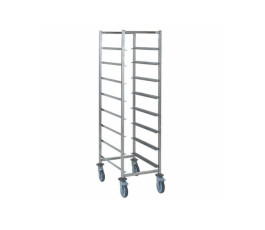 8-level horizontal locker trolley